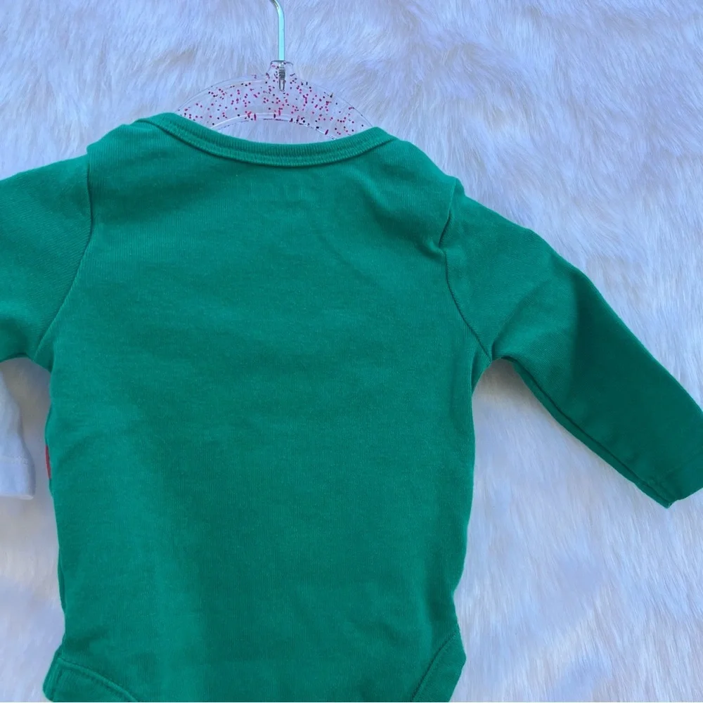 Old Navy My First Christmas Long Sleeve Bodysuit‎ DINO/onesie. Christmas/…